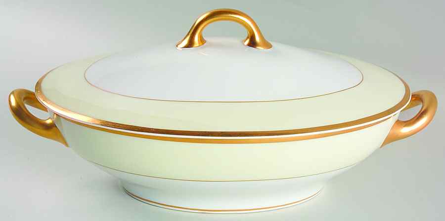 H1469 Oval Covered Vegetable by Haviland-1