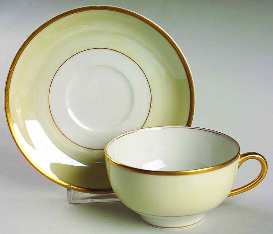 H1469 Flat Cup & Saucer Set by Haviland-1