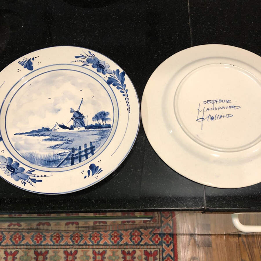 Delfts Blue Salad Plate by Holland-1