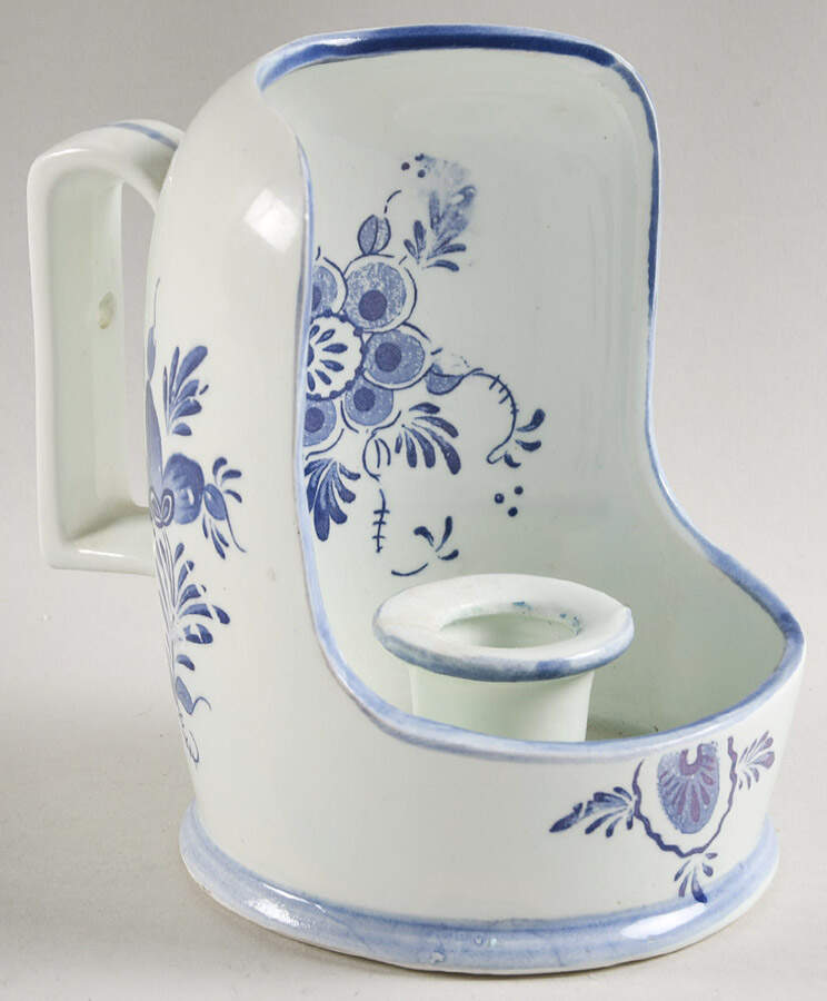 Delfts Blue Handled Candleholder by Holland-1