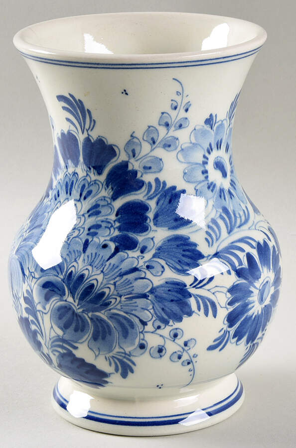 Delfts Blue 6" Vase by Holland-1
