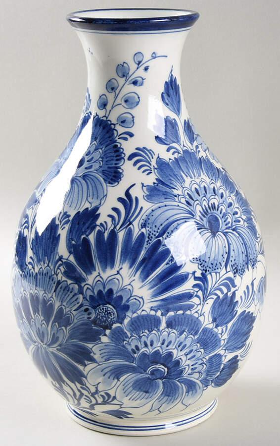 Delfts Blue 10" Vase by Holland-1