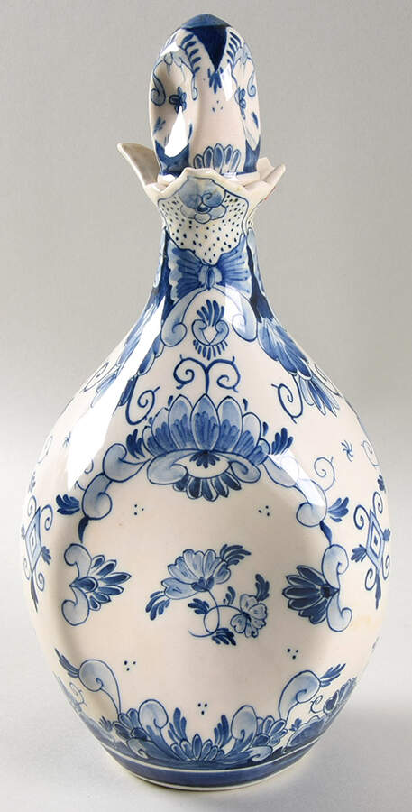 Delfts Blue Decanter and Stopper by Holland-1