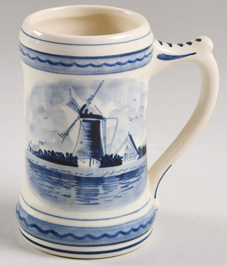 Delfts Blue Beer Mug by Holland-1