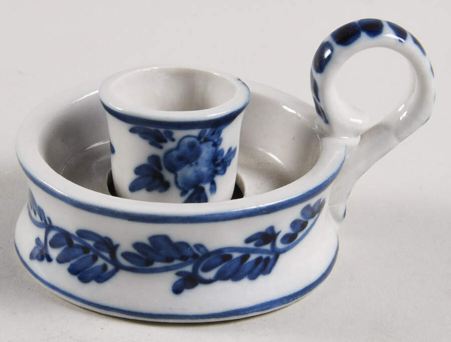 Delfts Blue Handled Candleholder by Holland-1