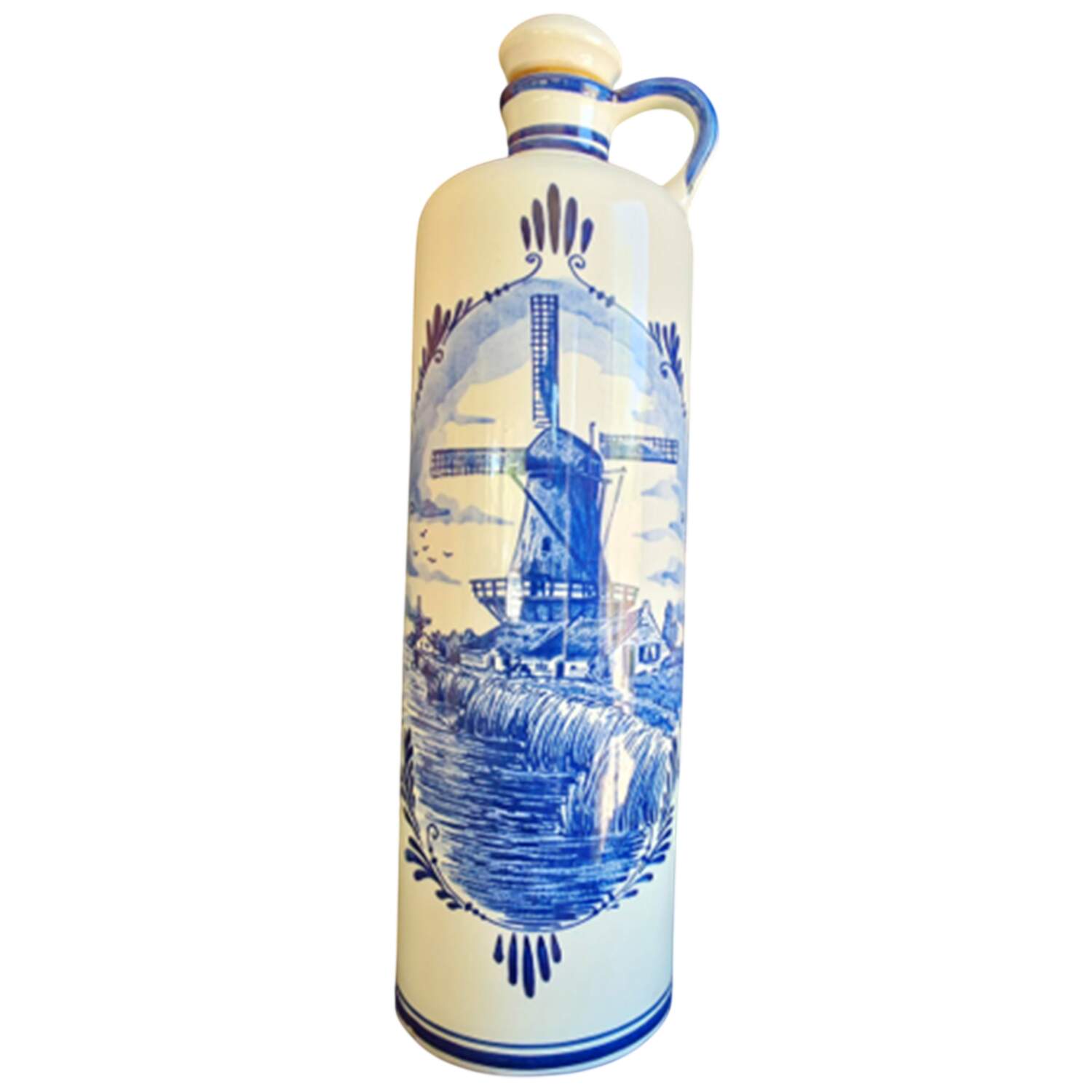 Delfts Blue All Purpose Bottle and Stopper by Holland-1