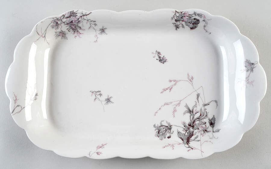 Schleiger 1152-7 15" Rectangular Serving Platter by Haviland-1