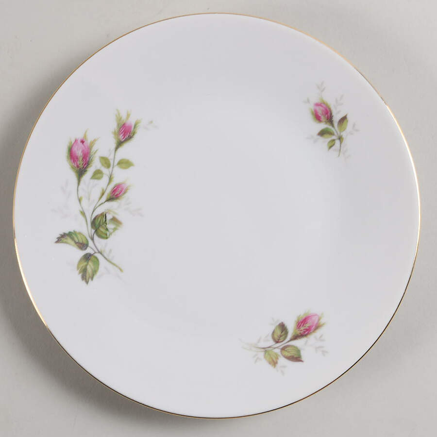 Moss Rose (Smooth) Salad Plate by Hutschenreuther-1