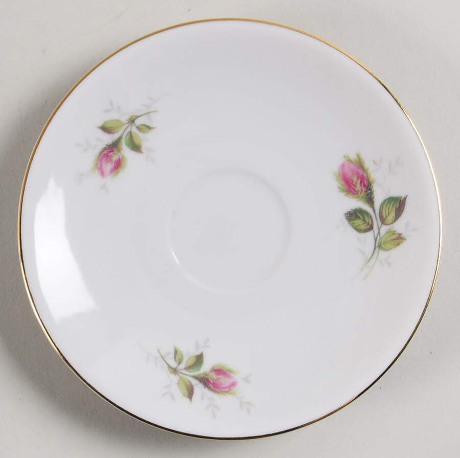 Moss Rose (Smooth) Saucer by Hutschenreuther-1