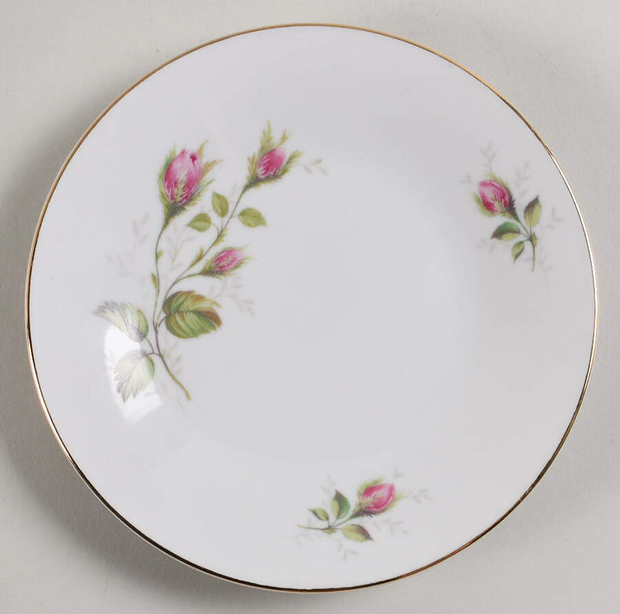Moss Rose (Smooth) Bread & Butter Plate by Hutschenreuther-1