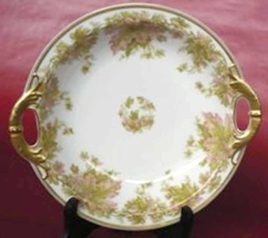 Schleiger 930a Handled Cake Plate by Haviland-1
