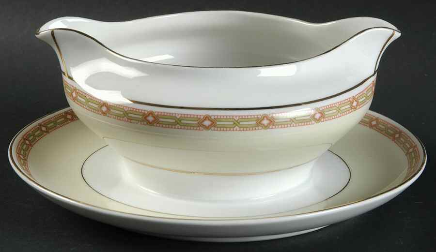17757 Gravy Boat with Attached Underplate by Heinrich - H&C-1