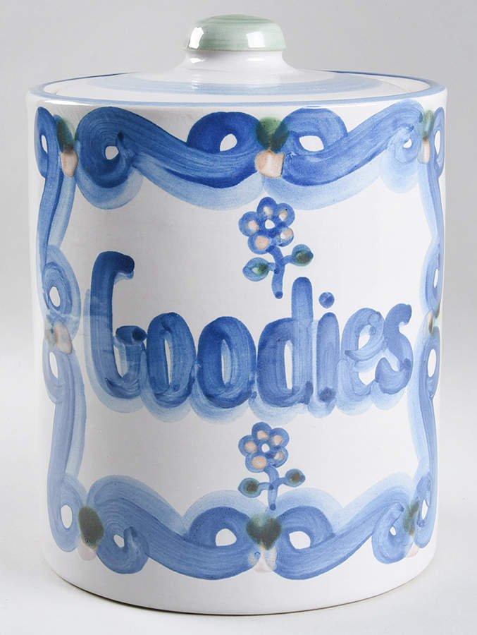 Bluette Cookie Jar & Lid by M A Hadley-1