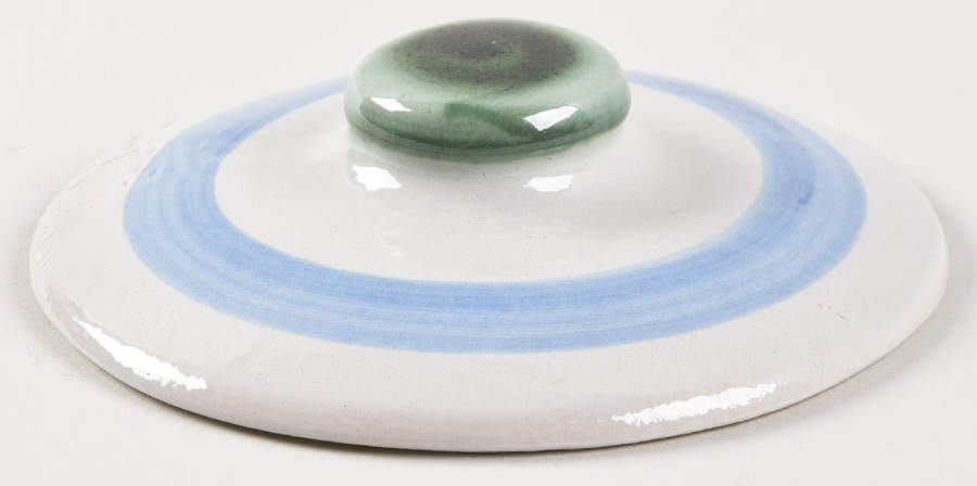 Bluette Lid for Tea Canister by M A Hadley-1