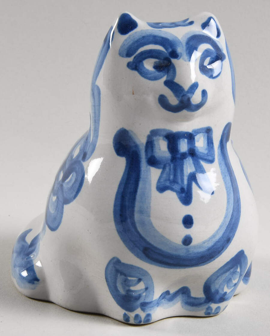 Bluette Cat Figurine by M A Hadley-1