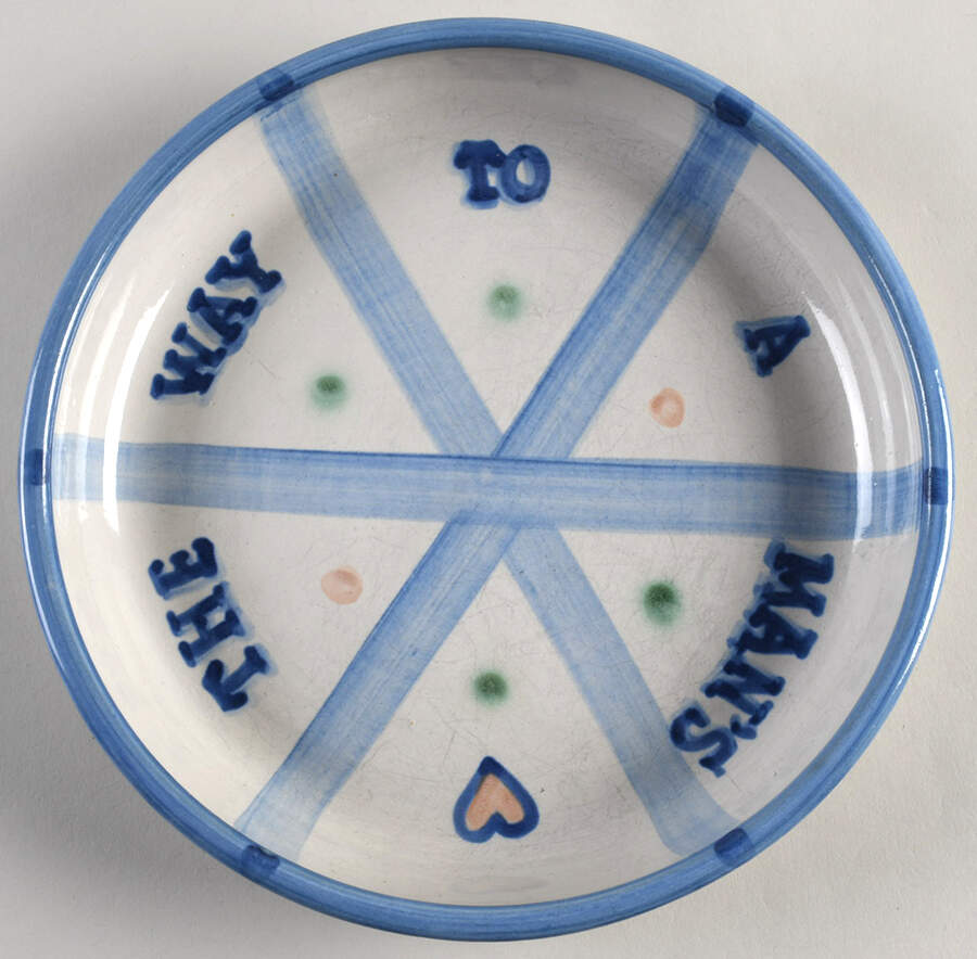 Bluette 9" Pie Baking Plate by M A Hadley-1