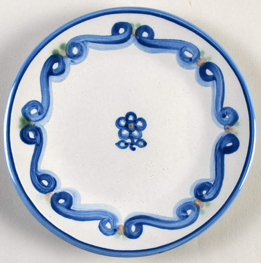 Bluette Salad/Dessert Plate by M A Hadley-1