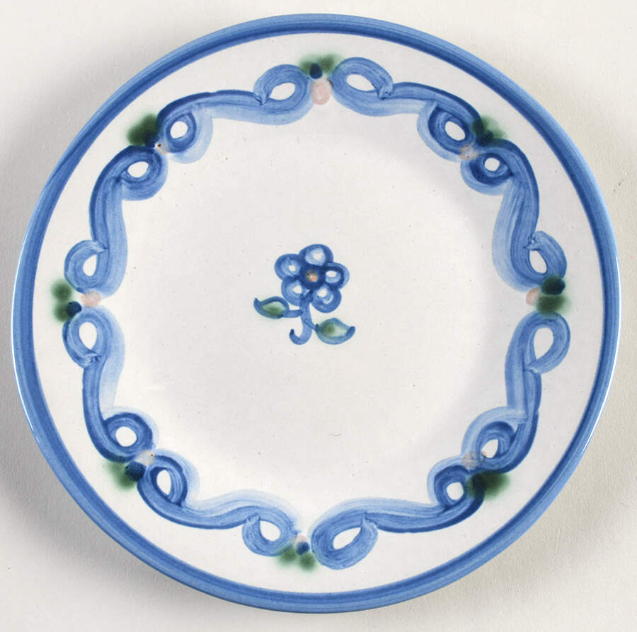 Bluette Salad Plate by M A Hadley-1