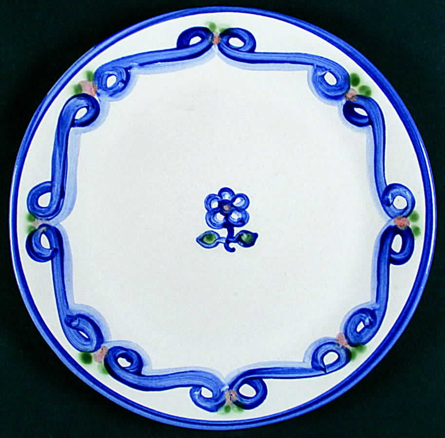 Bluette Dinner Plate by M A Hadley-1
