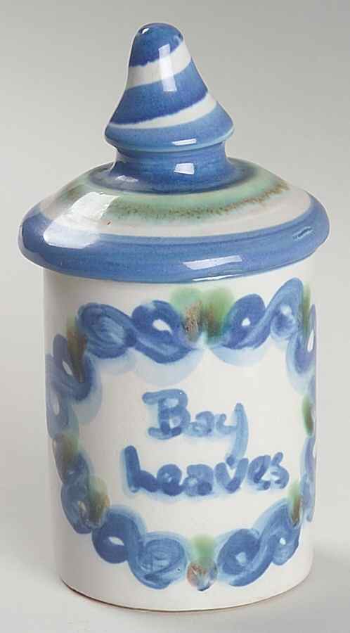 Bluette Large Spice Jar & Lid by M A Hadley-1
