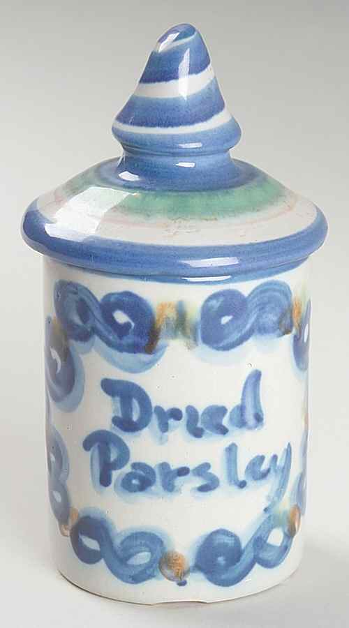 Bluette Large Spice Jar & Lid by M A Hadley-1