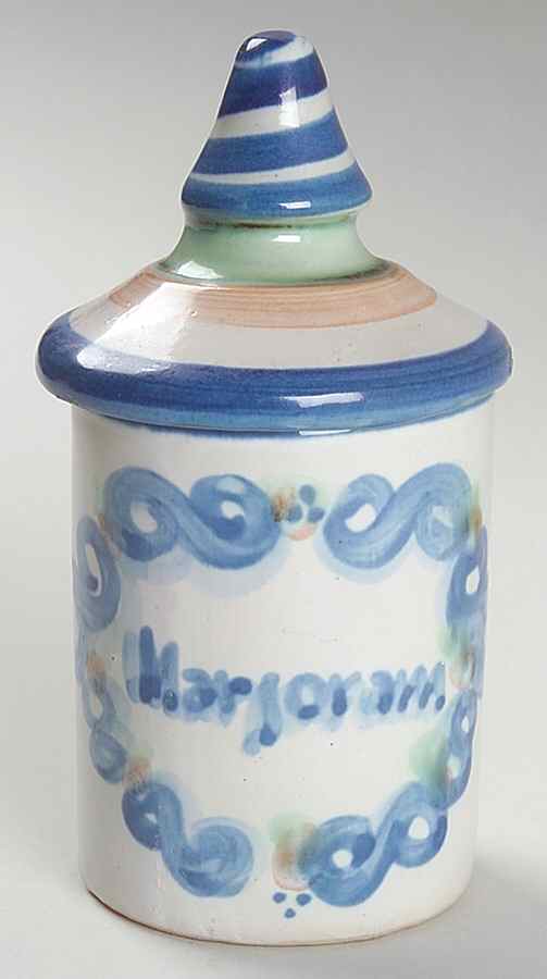Bluette Large Spice Jar & Lid by M A Hadley-1