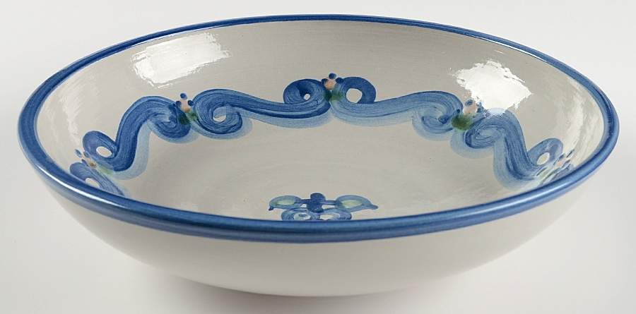 Bluette 10" Pasta Serving Bowl by M A Hadley-1