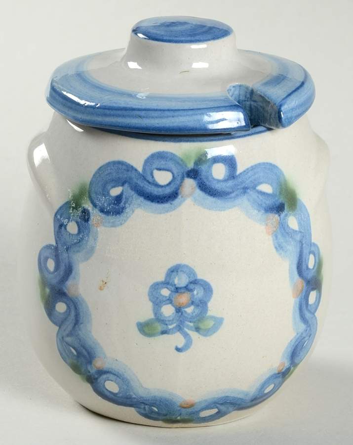 Bluette Jam/Jelly & Lid by M A Hadley-1