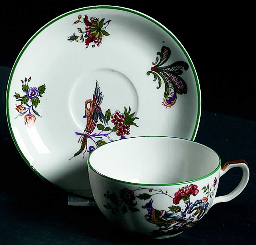 Schleiger 684-1 Flat Cup & Saucer Set by Haviland-1