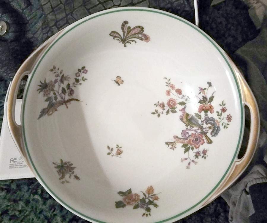 Schleiger 684-1 Handled Cake Plate by Haviland-1