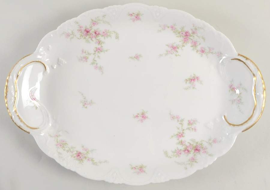 Schleiger 151-1 16" Oval Serving Platter by Haviland-1