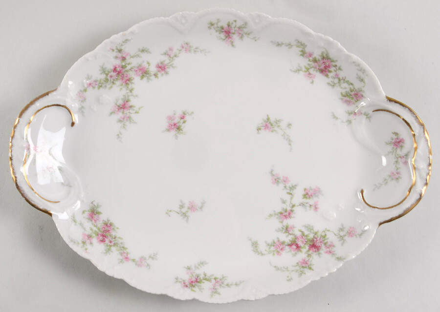 Schleiger 151-1 13" Oval Serving Platter by Haviland-1