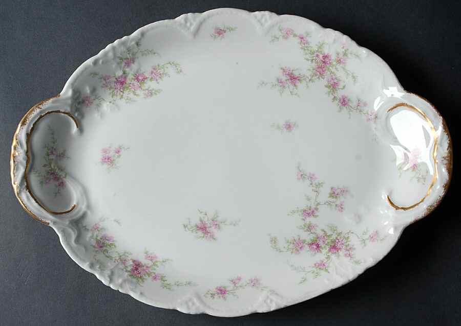 Schleiger 151-1 14" Oval Serving Platter by Haviland-1