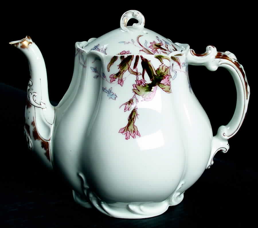 Schleiger 1158-6 Teapot & Lid by Haviland-1