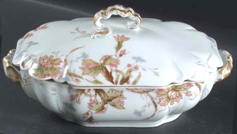 Schleiger 1158-6 Rectangular Covered Vegetable by Haviland-1