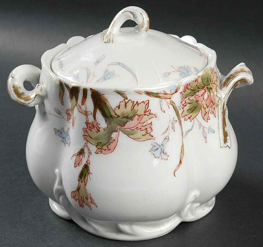 Schleiger 1158-6 Sugar Bowl & Lid by Haviland-1