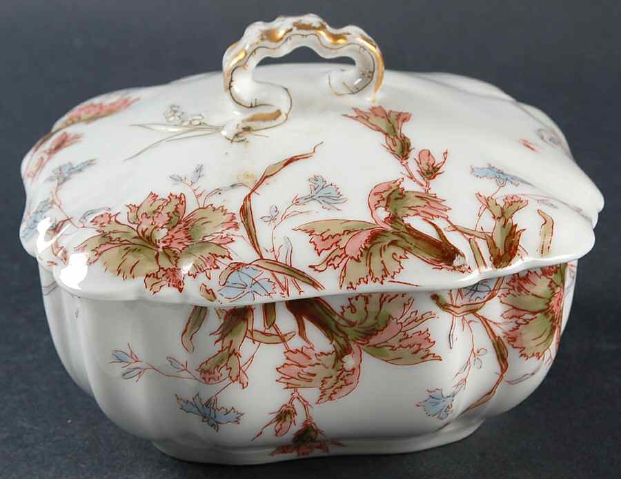 Schleiger 1158-6 Butter Box & Lid by Haviland-1