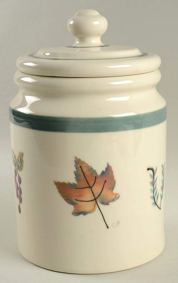Forest Cookie Jar & Lid by Hartstone-1