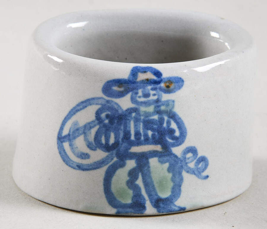 Cowboy Napkin Ring by M A Hadley-1
