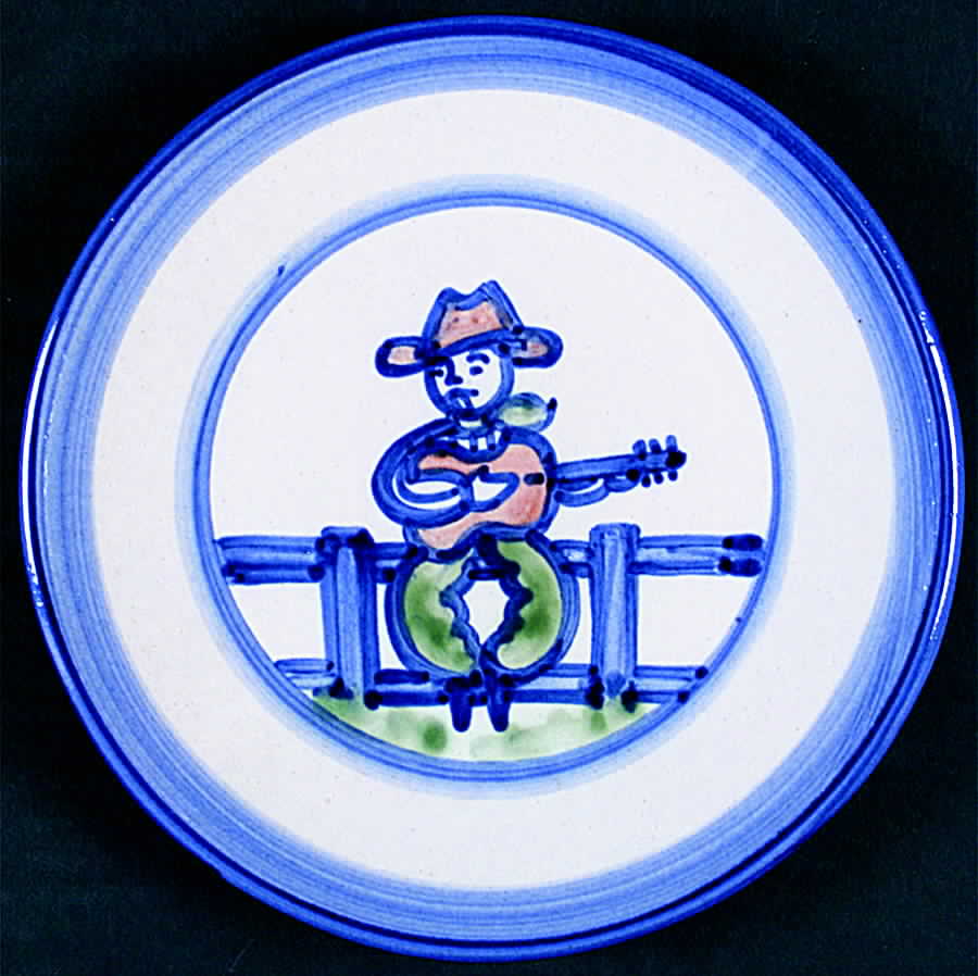Cowboy Salad/Dessert Plate by M A Hadley-1