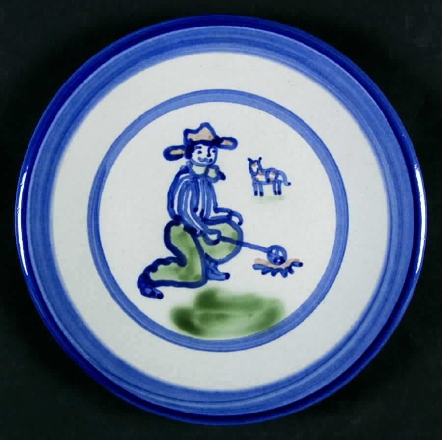 Cowboy Salad/Dessert Plate by M A Hadley-1