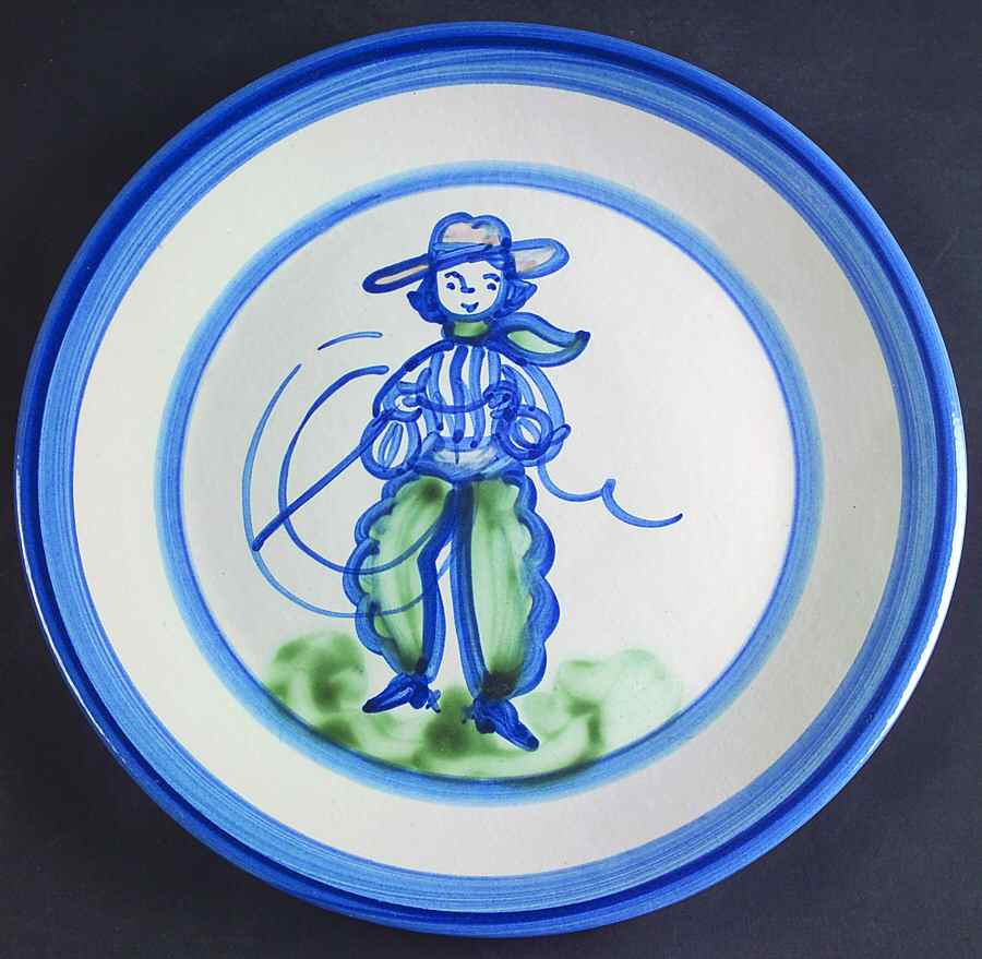 Cowboy Dinner Plate by M A Hadley-1