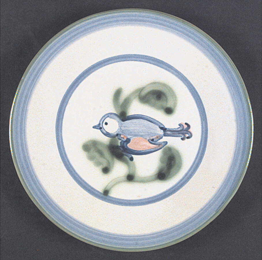 New Bird Luncheon Plate by M A Hadley-1