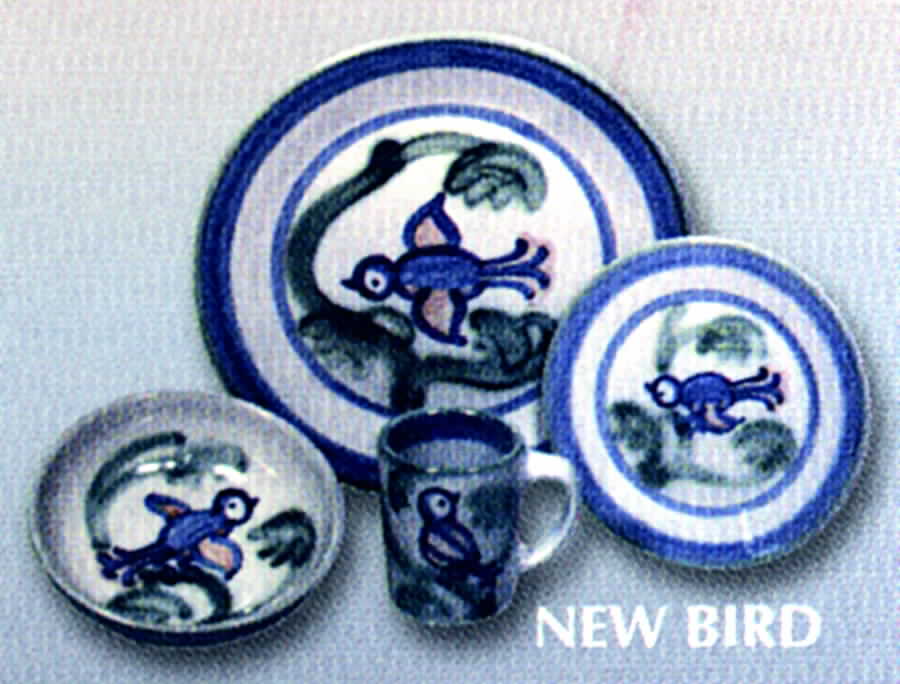 New Bird Dinner Plate by M A Hadley-1