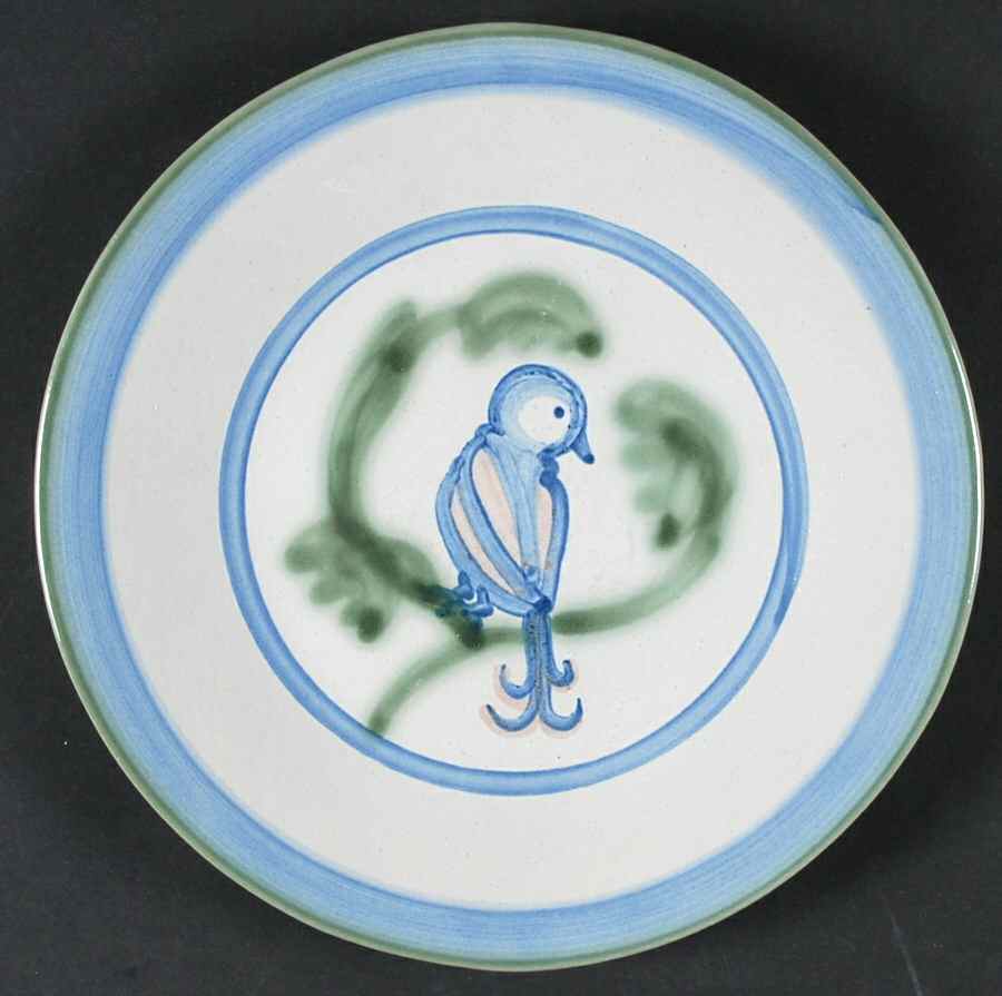 New Bird Luncheon Plate by M A Hadley-1