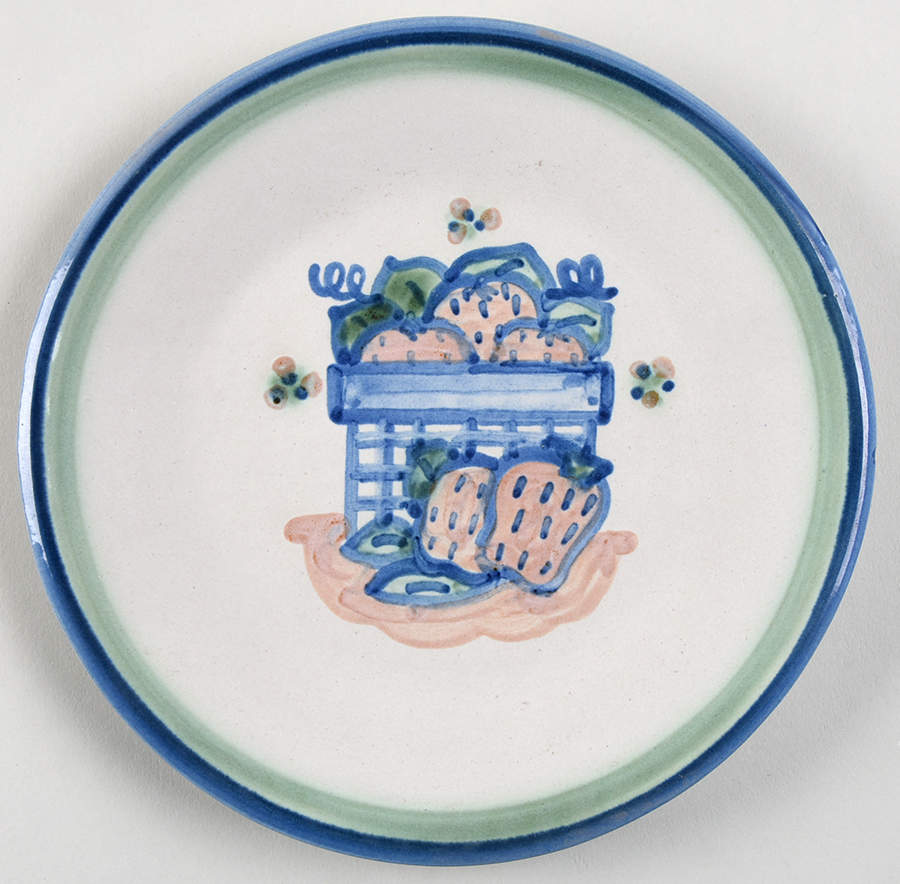 Strawberries & Watermelon Salad/Dessert Plate by M A Hadley-1