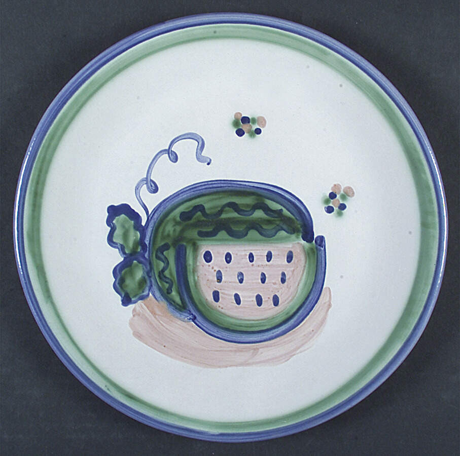 Strawberries & Watermelon Dinner Plate by M A Hadley-1