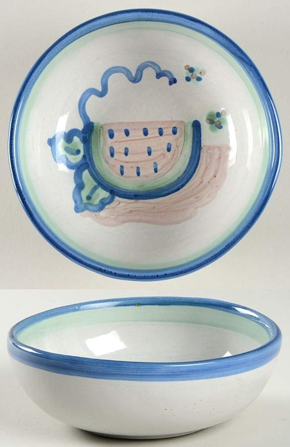 Strawberries & Watermelon Fruit/Dessert (Sauce) Bowl by M A Hadley-1