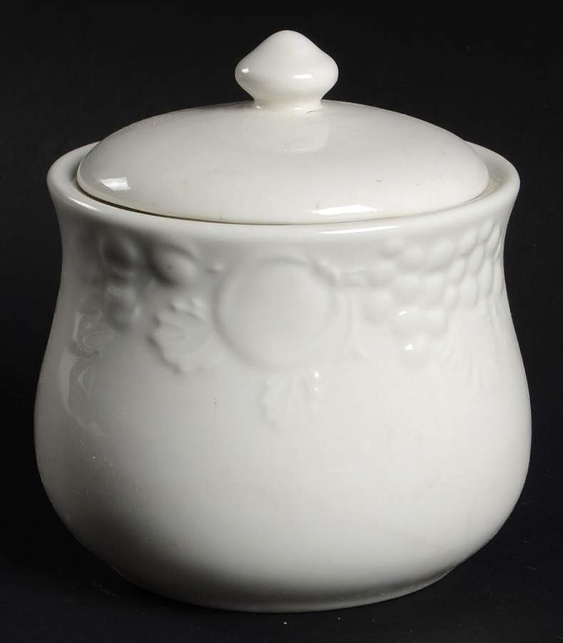 Fruitful Sugar Bowl & Lid by Housewares Intl-1