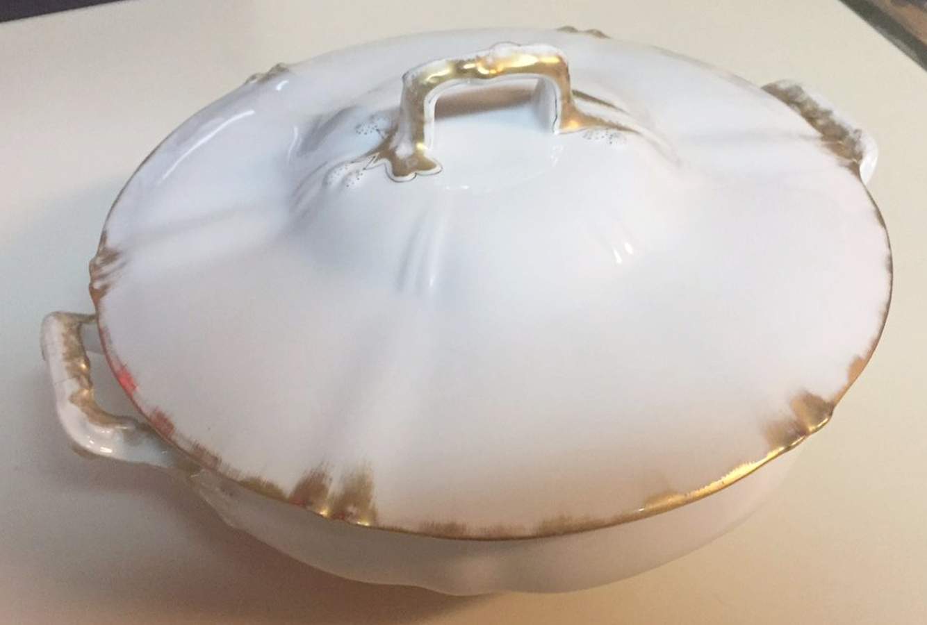 H1526 Round Covered Vegetable by Haviland-1